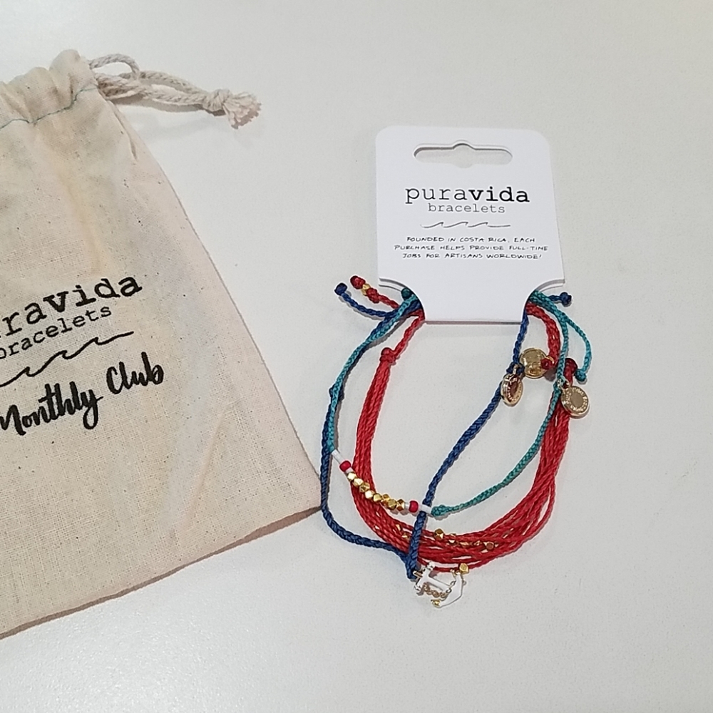 Pura Vida monthly club bracelets